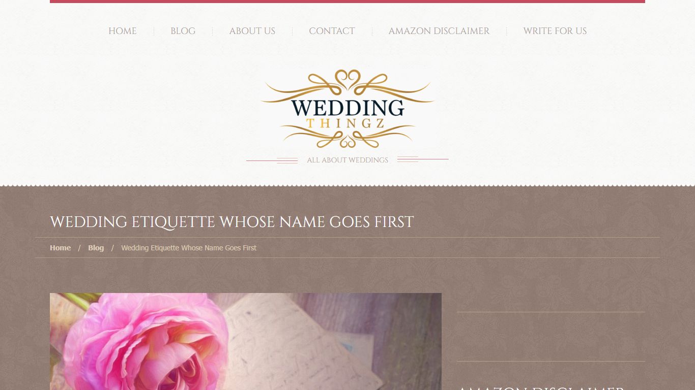 Wedding Etiquette Whose Name Goes First - Wedding Thingz